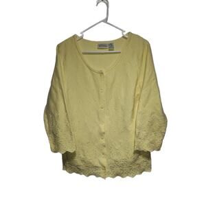 Basic Editions Women's Cardigan Size Large